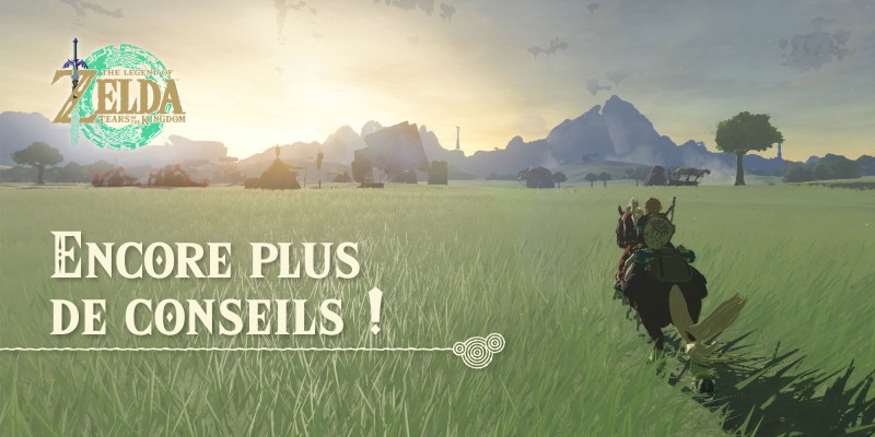 Encore plus de conseils pour votre aventure dans The Legend of Zelda: Tears of the Kingdom !
